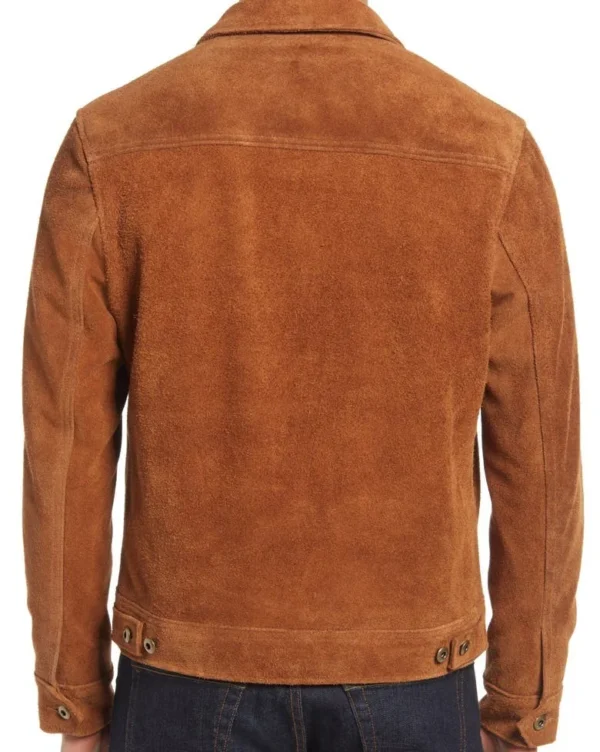 Men’s Vintage Style Suede Leather Jacket