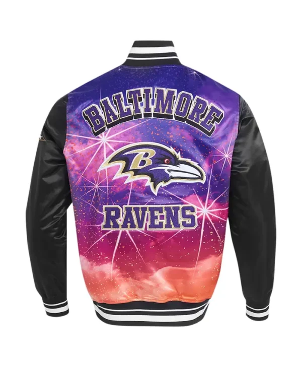 men-pro-standard-black-baltimore-ravens-sublimated-satin-full-snap-jacket
